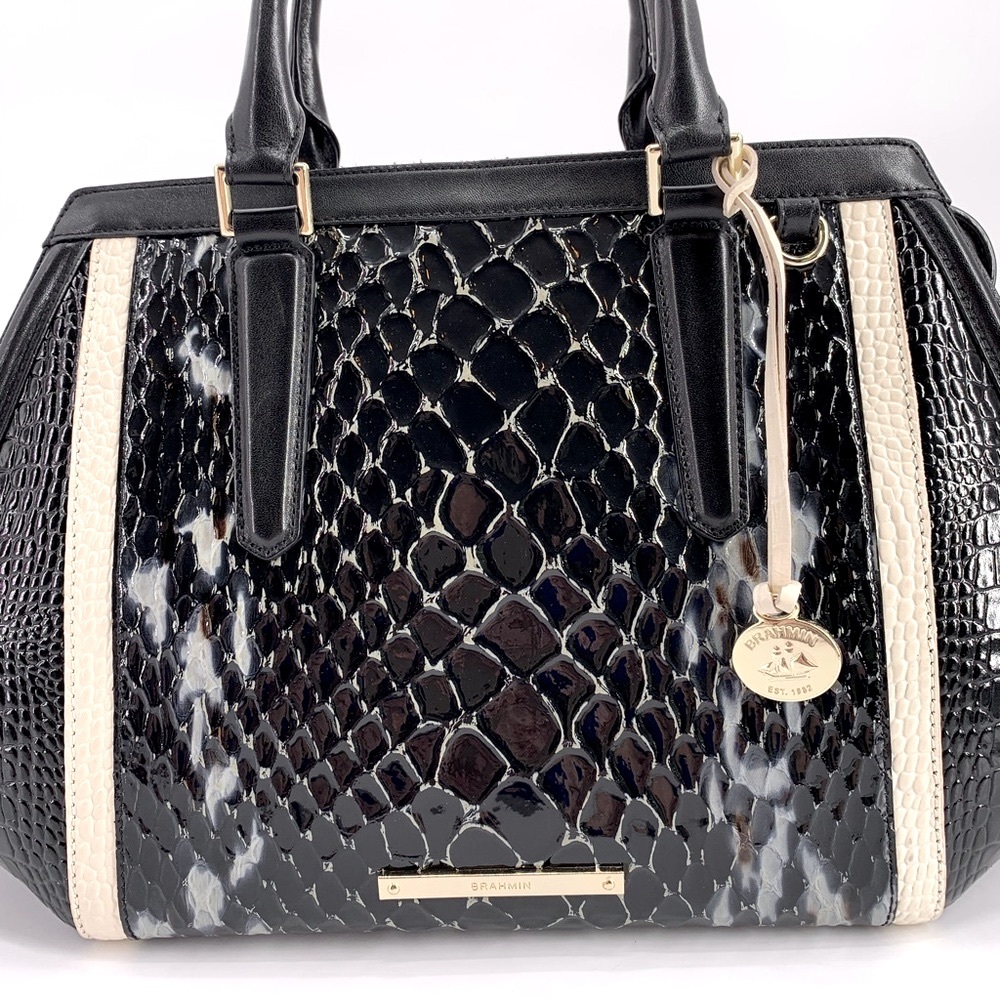 BRAHMIN BLACK CARLISLE ARDEN - Picture 5 of 15